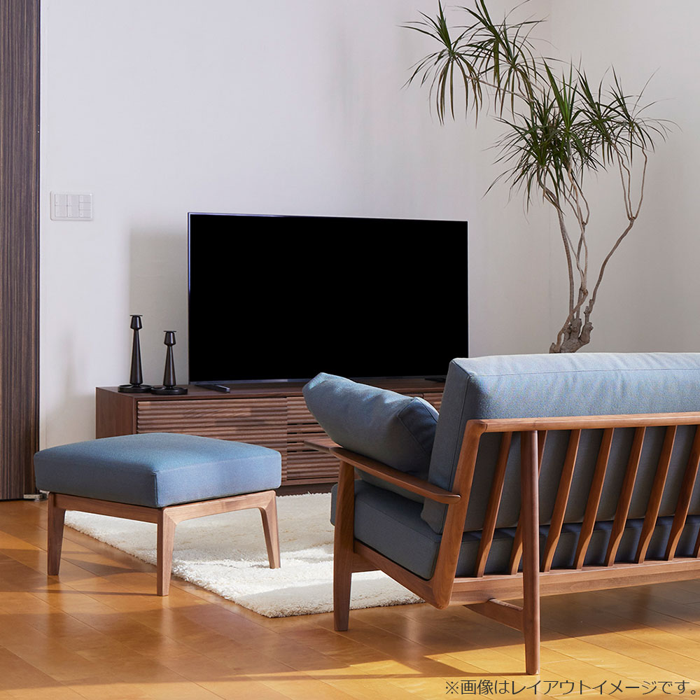 カリモク家具　テレビボード「デセール Q157」ウォールナット材XRG色 全3サイズ