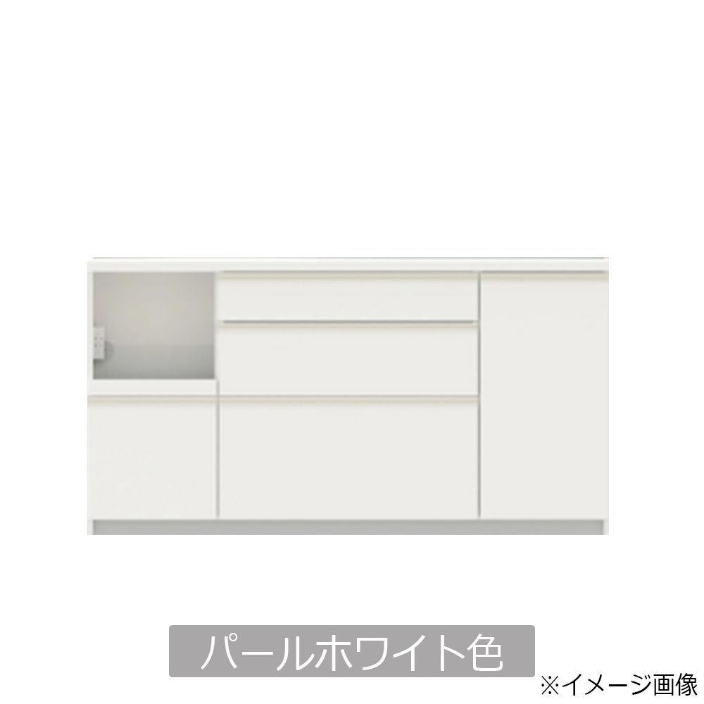 Pamouna（パモウナ）キッチンカウンター「EMA-S1600R-3」幅160cm 奥行44.5cm レギュラーカウンター 全3色