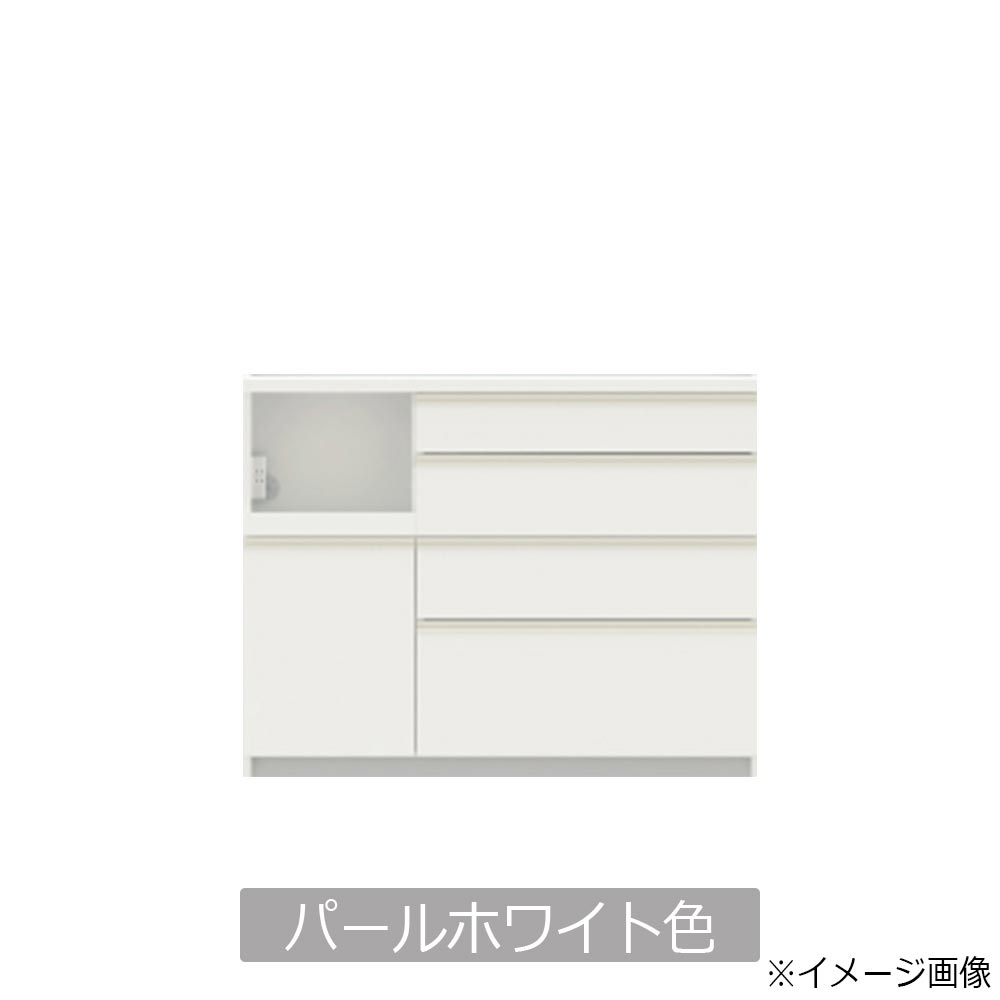 Pamouna（パモウナ）キッチンカウンター「ECA-1200R-3」幅120cm 奥行50cm 高さ93.8cm ハイカウンター 全3色