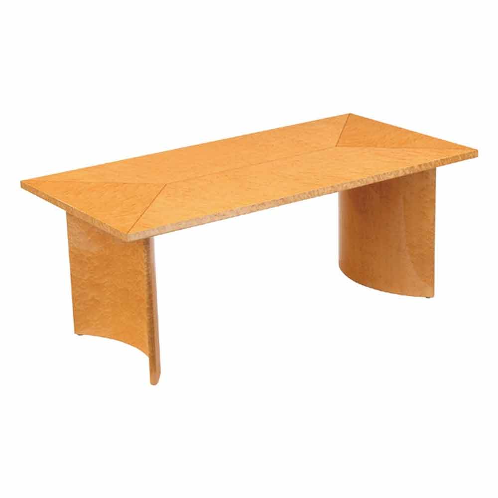 ダイニングテーブル 2本脚「スプレンダー2-180B MA」幅180cm メープル材 メープル色【受注生産品】