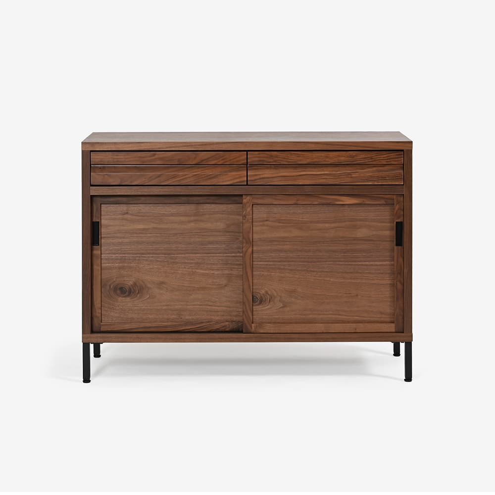 カウンター「RE. アールイー」幅全3サイズ 全2色 引き戸2タイプ（ガラス戸・板戸）【受注生産品】