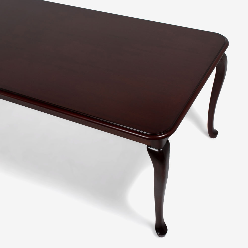 ダイニングテーブル「クイーンアン２」幅180cm マホガニー材
