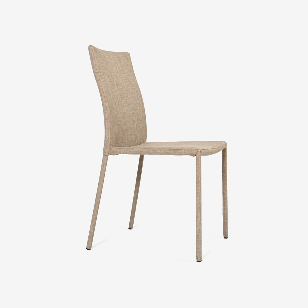 ligne roset（リーン・ロゼ）ダイニングチェア「ロゼスリム」布ベージュ【受注生産品】