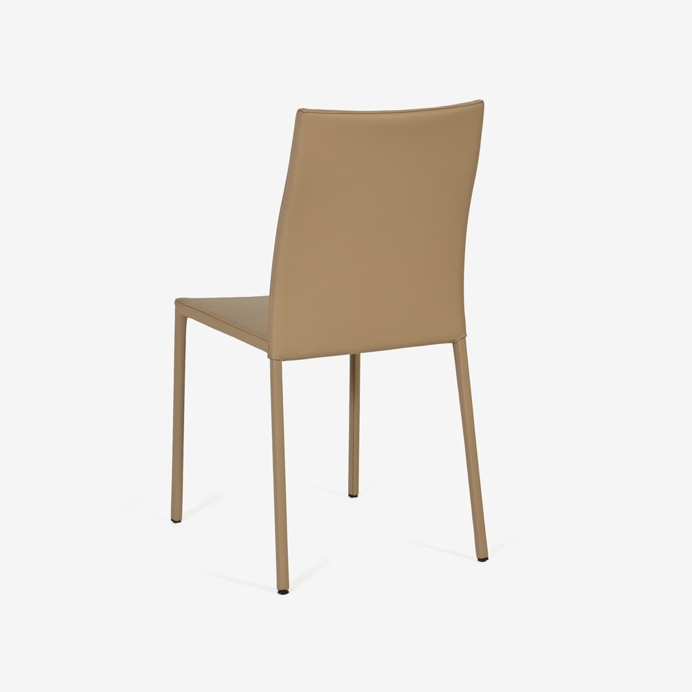 ligne roset（リーン・ロゼ）ダイニングチェア「ロゼスリム」革ベージュ【受注生産品】