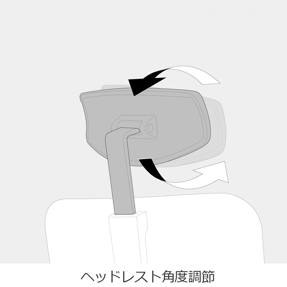 小島工芸　デスクチェア「KSC-2100」アジャスタブルアーム付き グレー