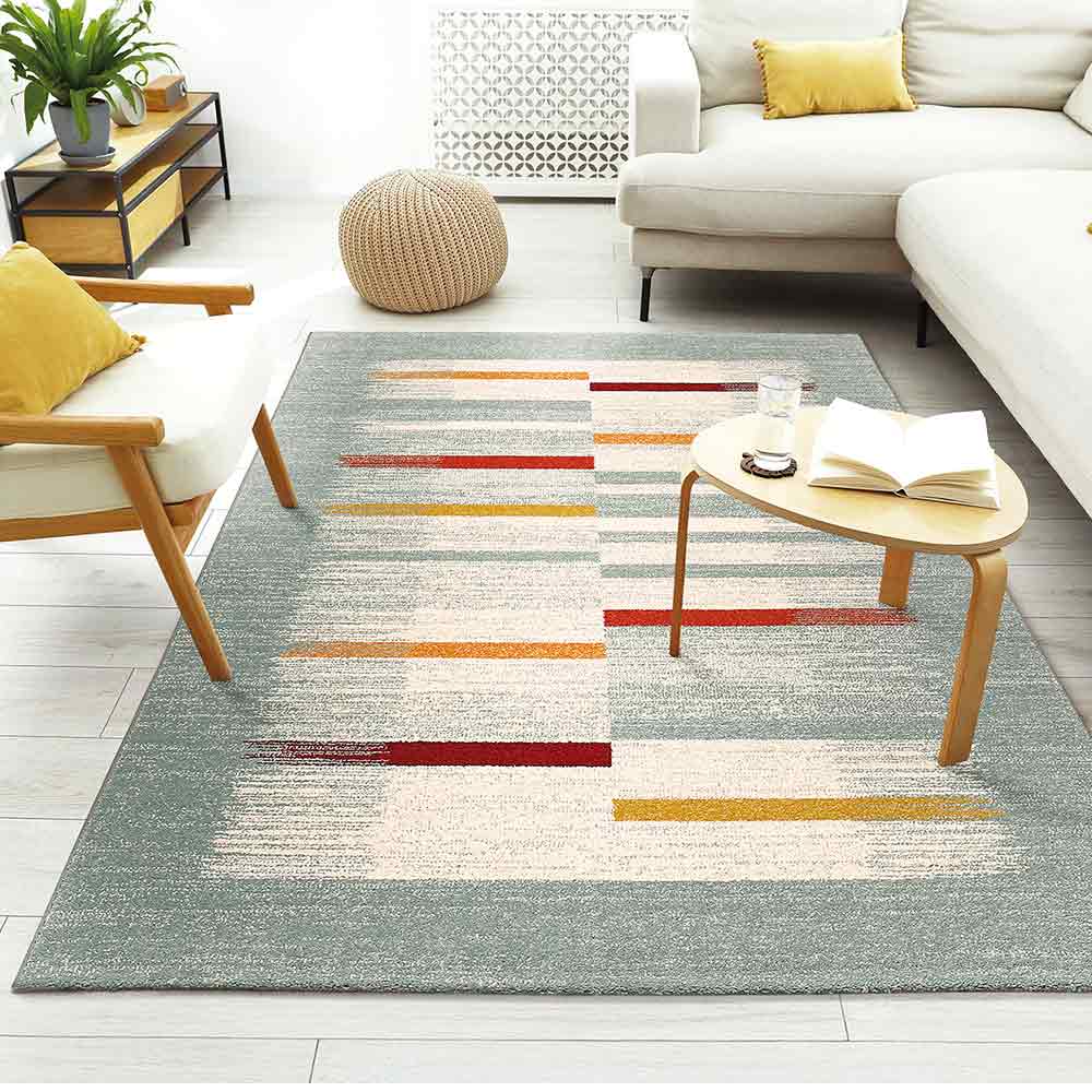 ウィルトンラグ「アクト」全4サイズ 全2色 防炎