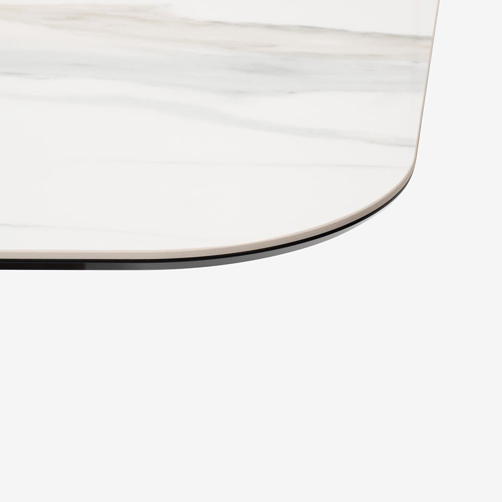 cattelan italia (カッテラン・イタリア)　ダイニングテーブル「エリオット」幅240cm セラミック材 ゴールデン・カラカッタ色