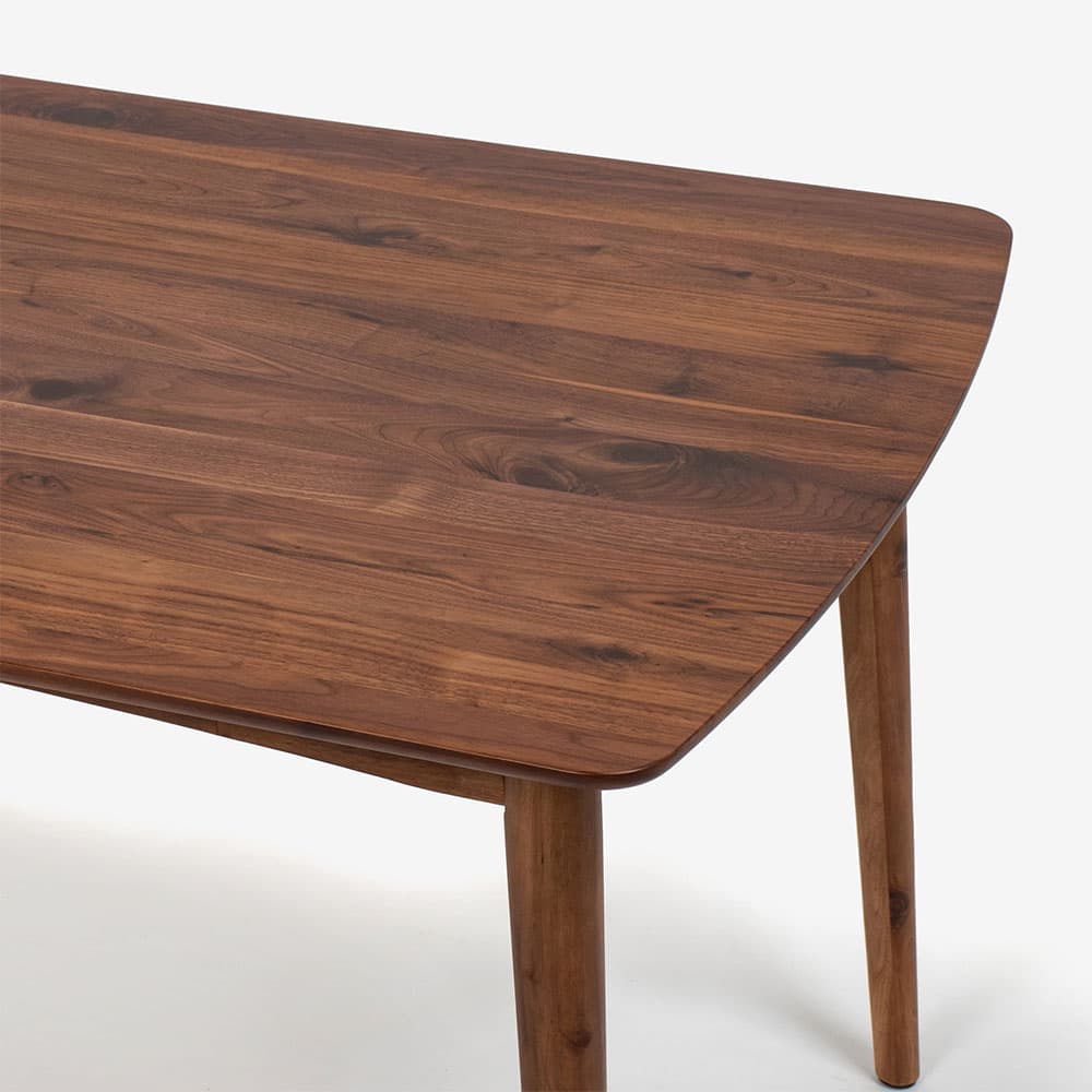 ダイニングセット「シネマ2」ウォールナット材 テーブル3サイズ 座面PVC2色【セール対象品のため10%OFF】