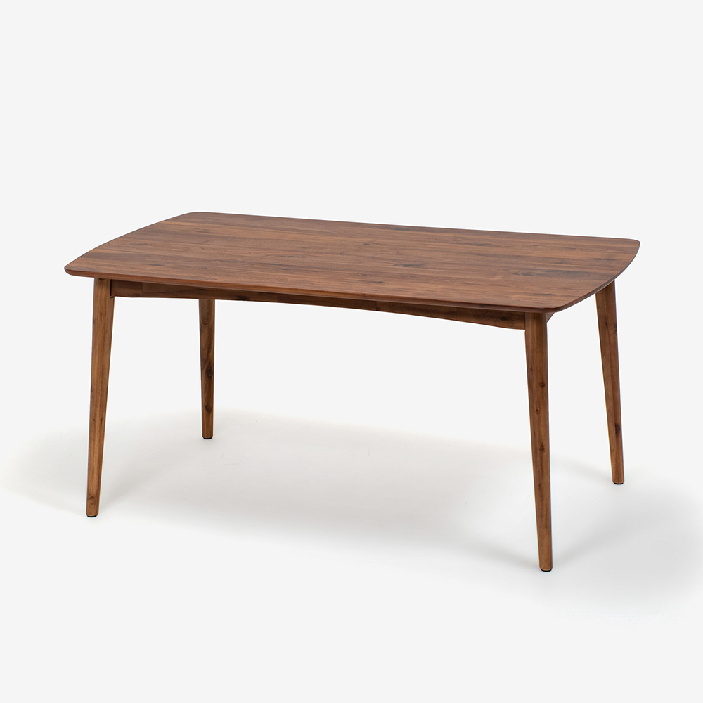 ダイニングセット「シネマ2」ウォールナット材 テーブル3サイズ 座面PVC2色【セール対象品のため10%OFF】