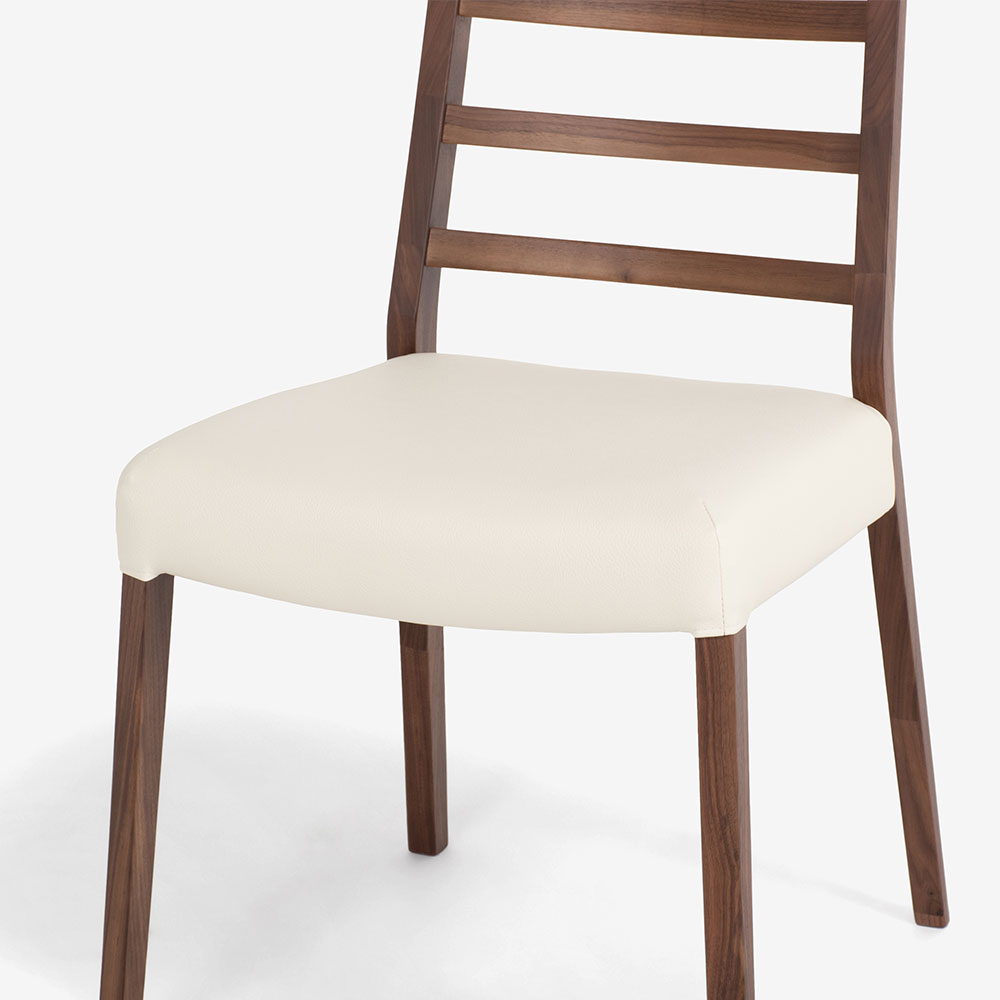 ダイニングセット「シネマ2」ウォールナット材 テーブル3サイズ 座面PVC2色【セール対象品のため10%OFF】