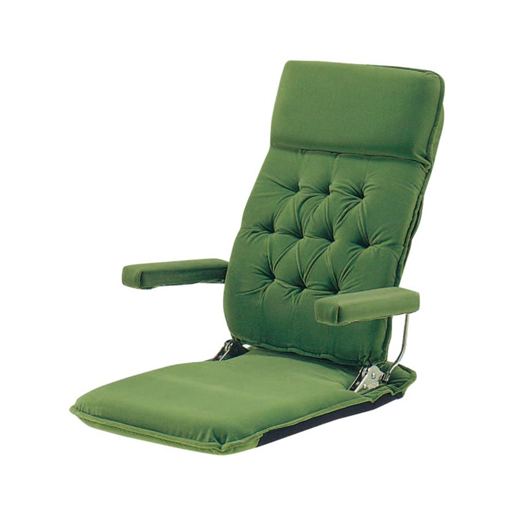 座椅子「MFモケット」布 グリーン色