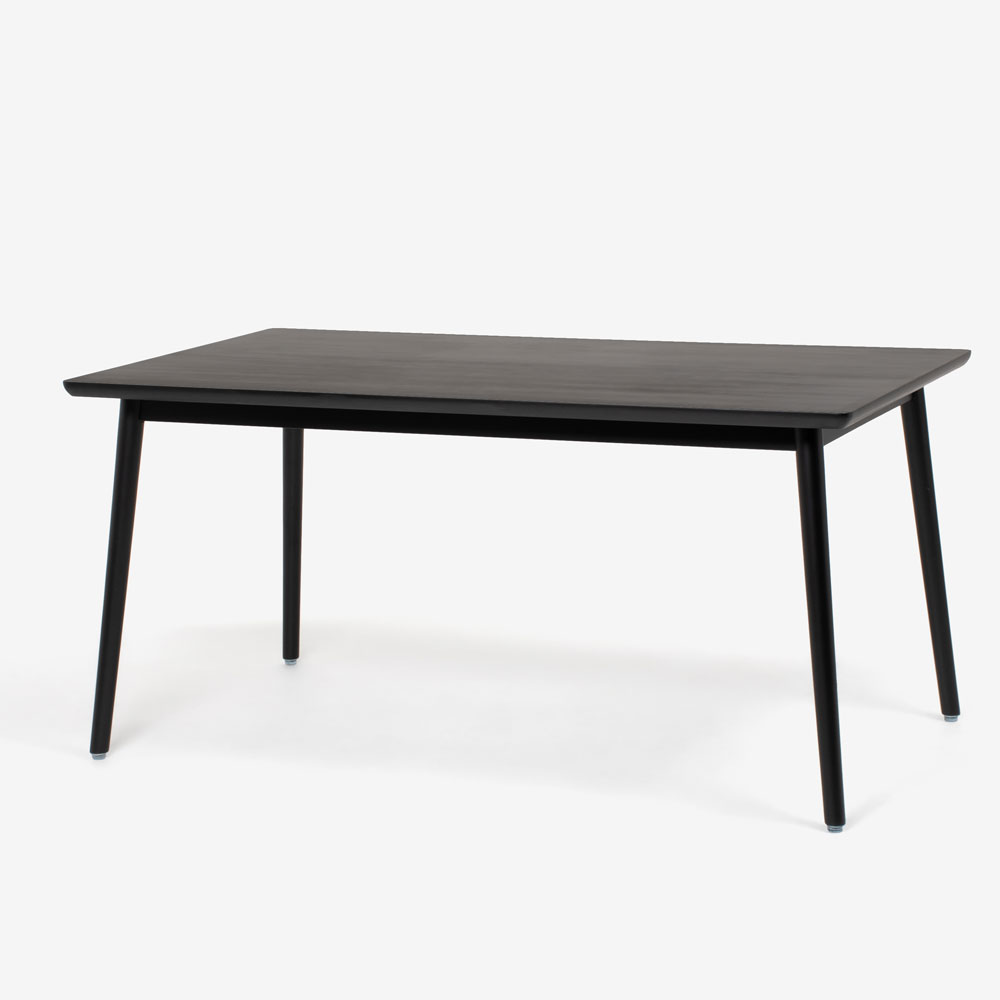 秋田木工 ダイニングテーブル「M-T001」ブナ材 艶無ブラック色 全3サイズ【決算セールのため20%OFF】