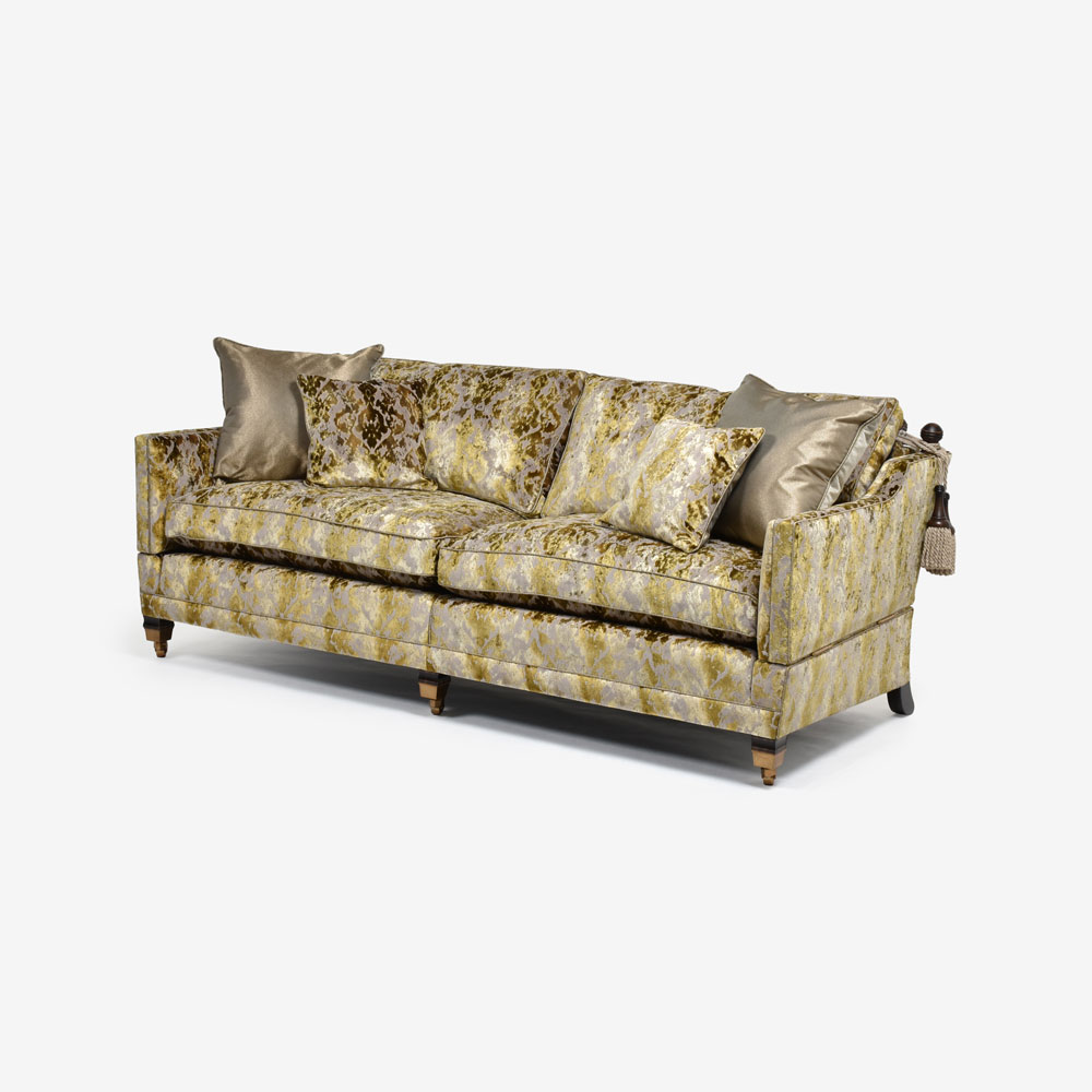 DURESTA(デュレスタ)ソファ「Trafalgar トラファルガー」幅223cm 布#Imperial Gold