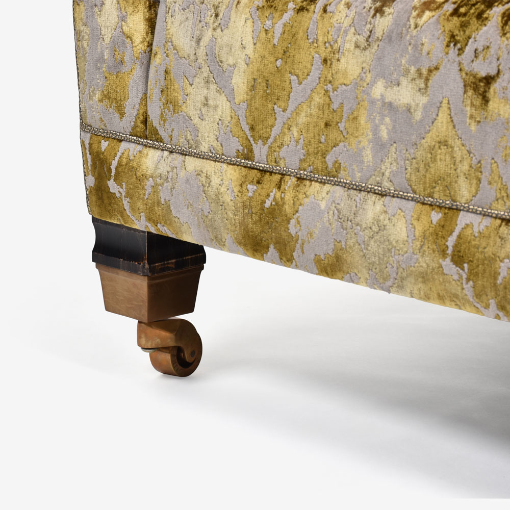 DURESTA(デュレスタ)ソファ「Trafalgar トラファルガー」幅223cm 布#Imperial Gold