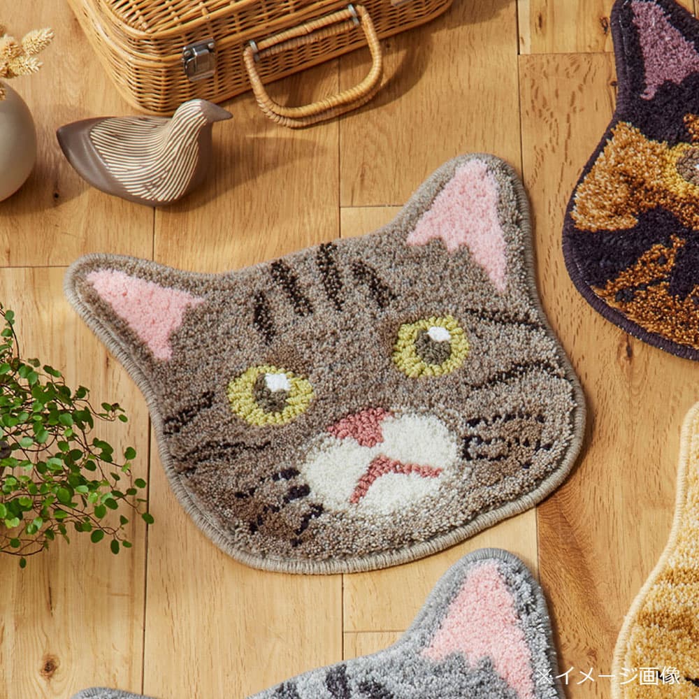 チェアパッド 「ネコカオ」#48キジトラ