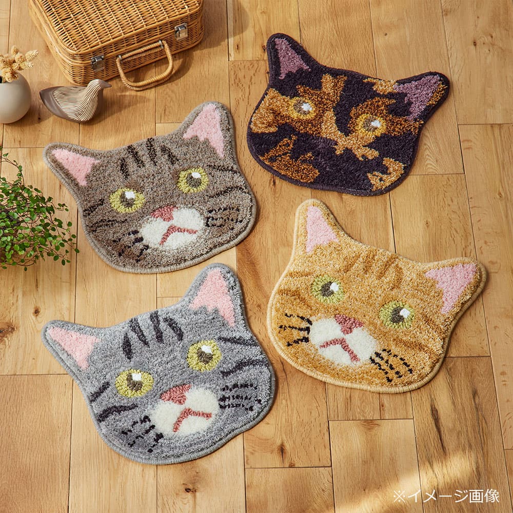 チェアパッド 「ネコカオ」#48キジトラ