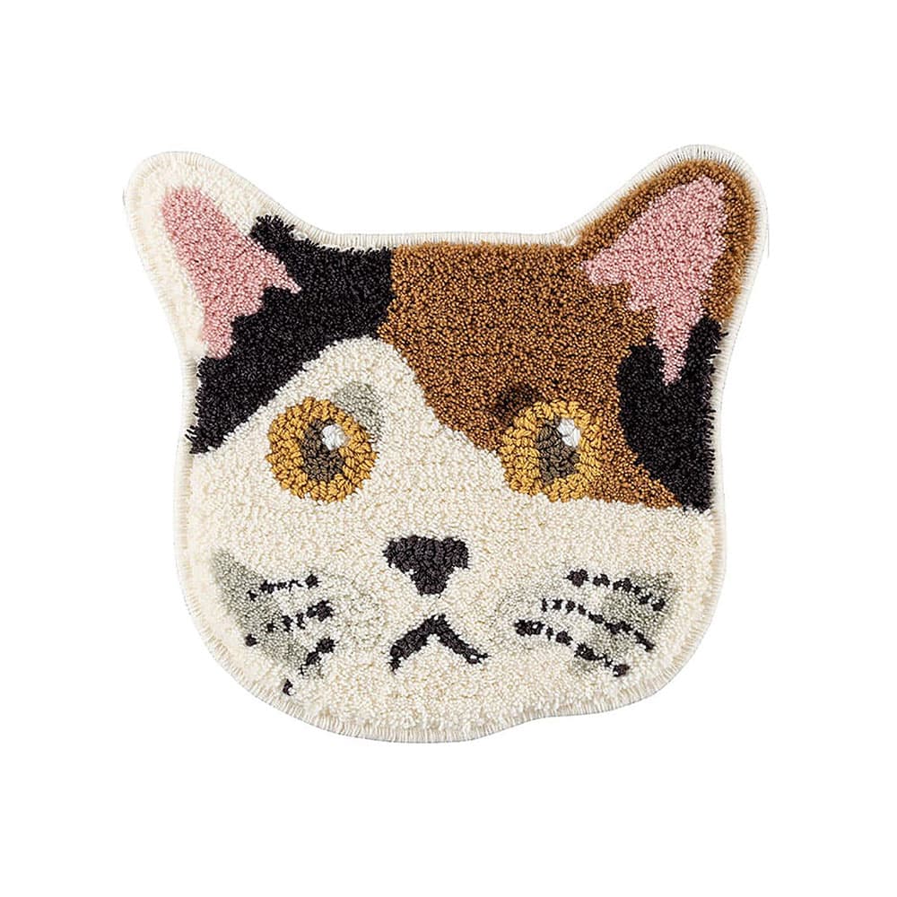 チェアパッド 「ネコカオ」＃45ミケ