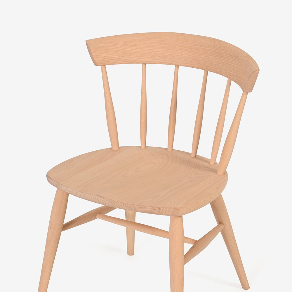 ダイニングチェア 「トリート SC6F」板座 ブナ材 NM色【受注生産品】