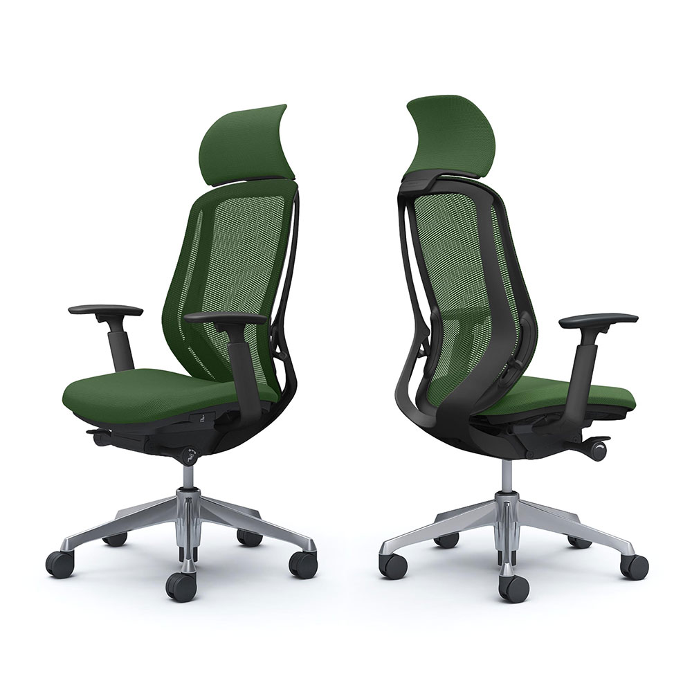 「シルフィー エクストラハイバック」背/メッシュ 座面/クッション ボディーカラー/ブラック 脚/2タイプ 張地/4色【受注生産品】okamura(オカムラ)