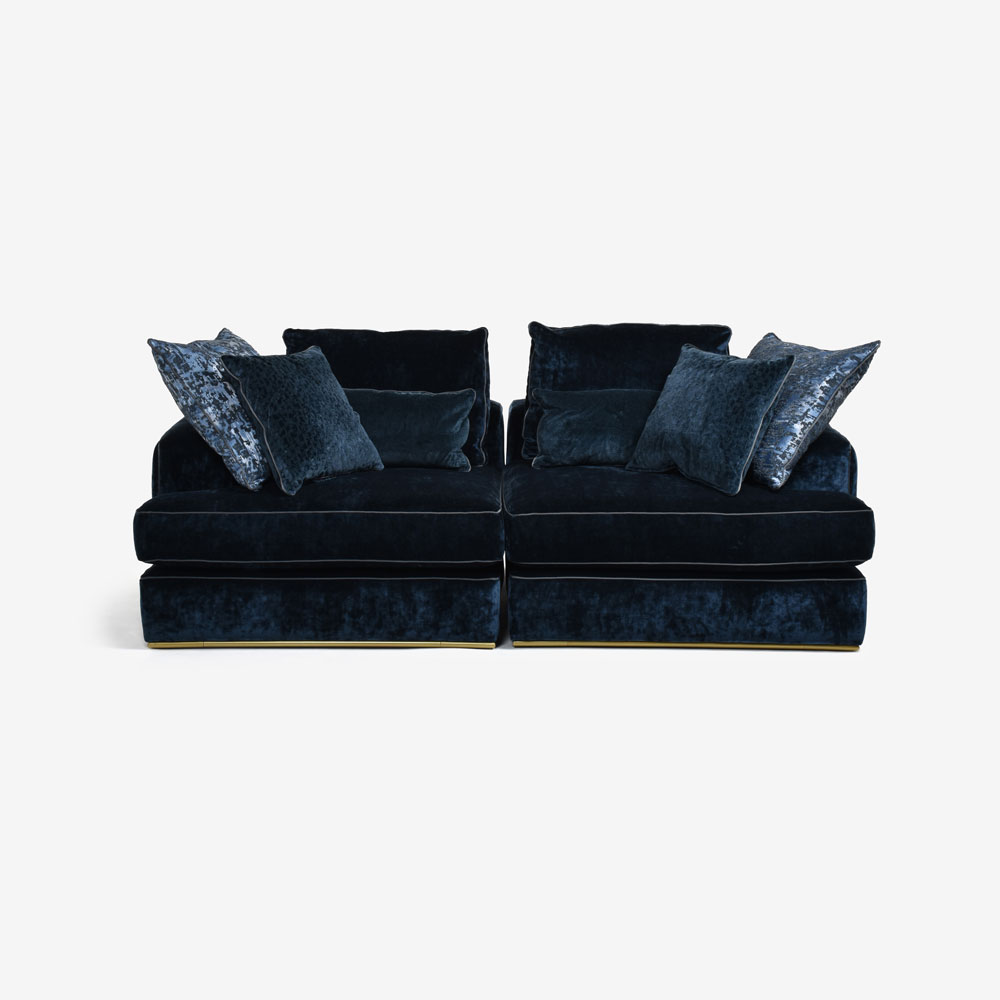 DURESTA（デュレスタ）ソファ「Stratus ストラタス」幅210cm 布＃Flatiron Midnight