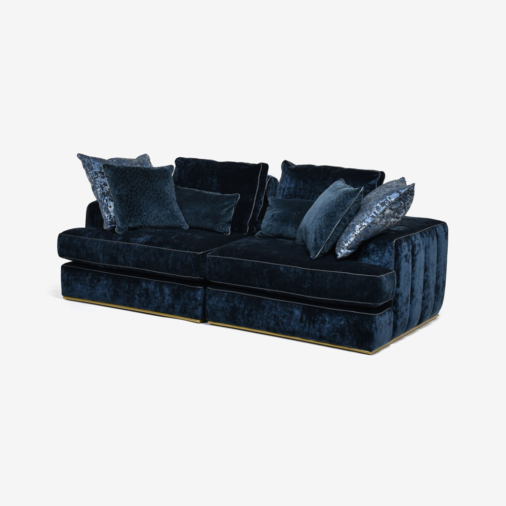 DURESTA（デュレスタ）ソファ「Stratus ストラタス」幅210cm 布＃Flatiron Midnight