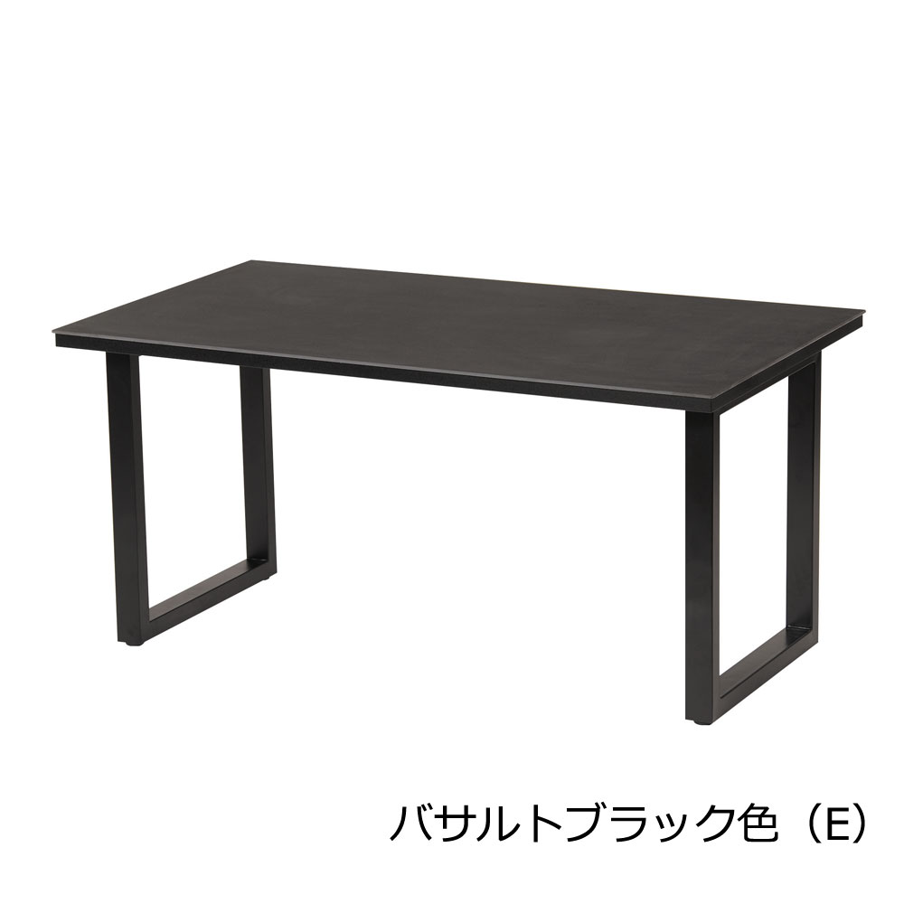 AYANO（綾野製作所）ダイニングテーブル「NEOTH（ネオス）」セラミック天板 ブラック色 スクエア脚タイプ 全6サイズ 全6色