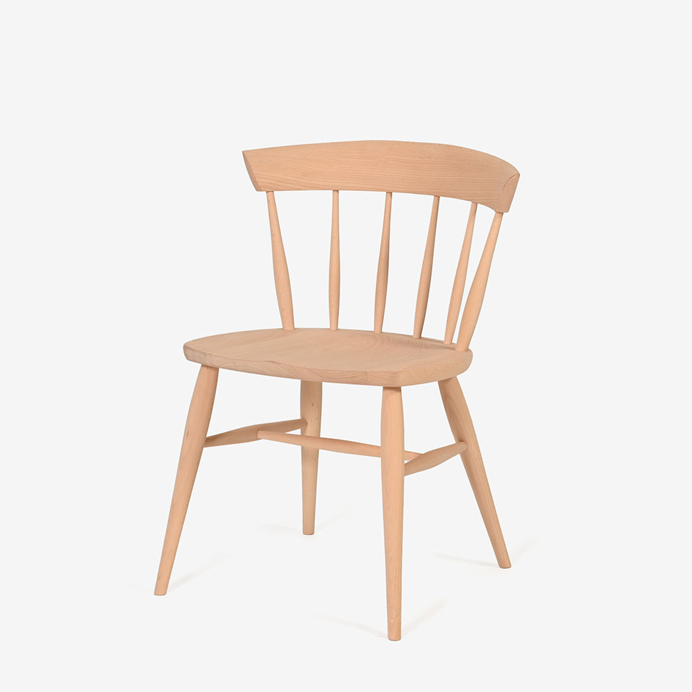 ダイニングチェア 「トリート SC6F」板座 ブナ材 NM色【受注生産品】