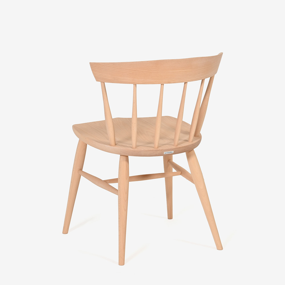 ダイニングセット「トリート」ブナ材 テーブル 天板NM色/脚BP色 +チェア NM色2脚 BP色2脚 全4サイズ【受注生産品】