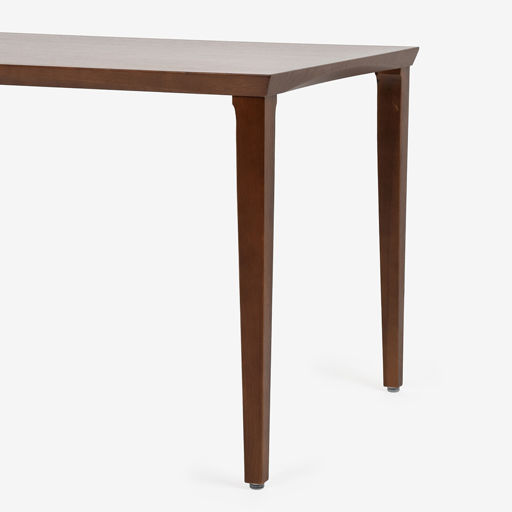 秋田木工 ダイニングテーブル「N-T005」ナラ材 BWN色 全3サイズ