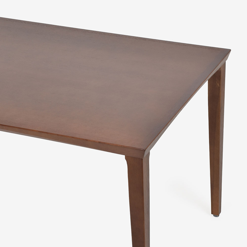 秋田木工 ダイニングテーブル「N-T005」ナラ材 BWN色 全3サイズ