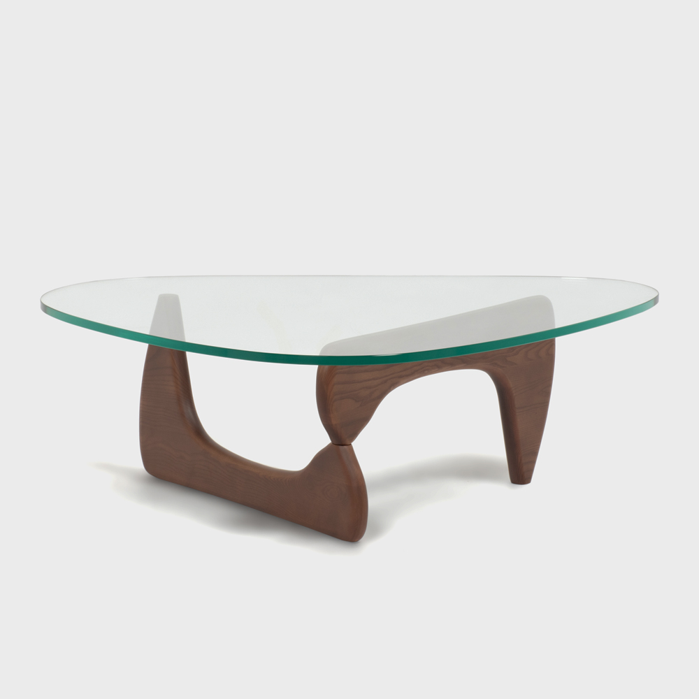リビングテーブル「ノグチ・テーブル」ガラス天板 脚全2色