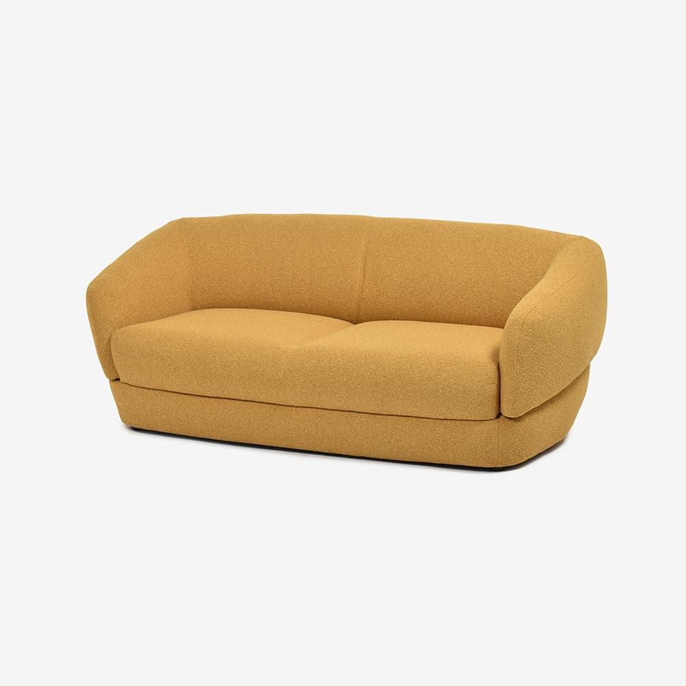FaBBRica（ファブリカ）ソファ 2.5人掛け「FA-0695 メンフィス」幅184cm 布#FA-2 FAB-VIS-260 イエロー色