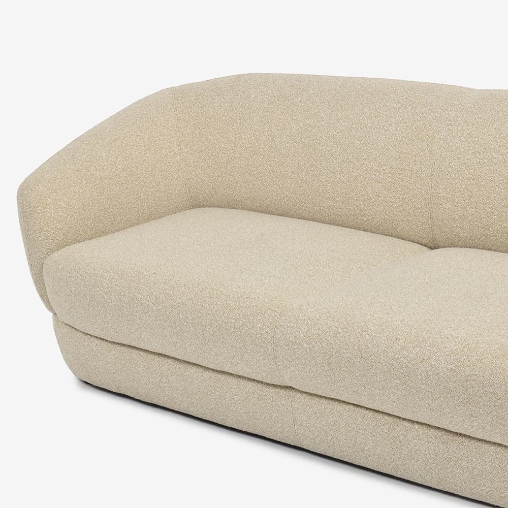 FaBBRica（ファブリカ）ソファ 3人掛け「FA-0695 メンフィス」幅204cm 布#FA-1 FAB-CLD-173 オート色