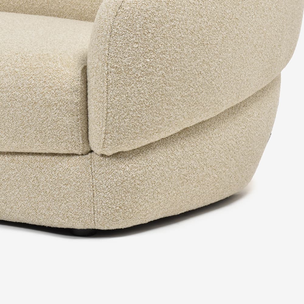 FaBBRica（ファブリカ）ソファ 3人掛け「FA-0695 メンフィス」幅204cm 布#FA-1 FAB-CLD-173 オート色