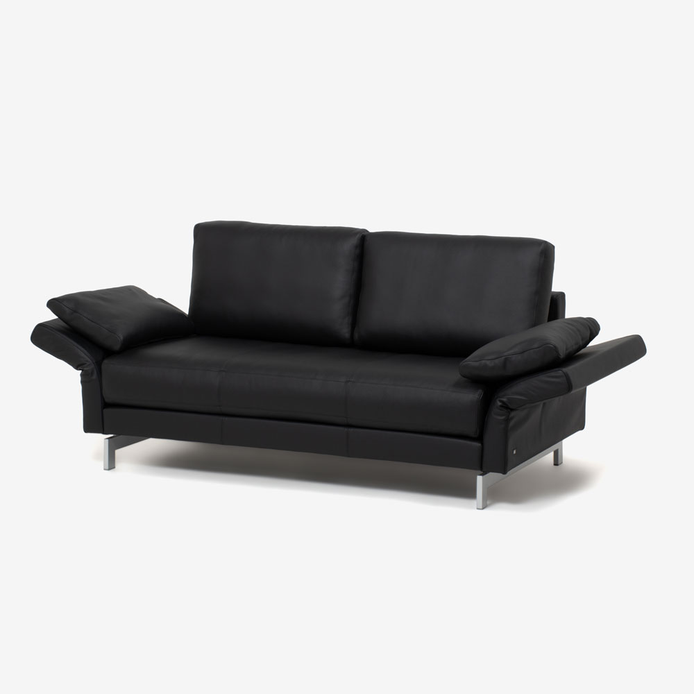 ROLF BENZ(ロルフベンツ)ラブソファ「VIDA」革 ブラック色