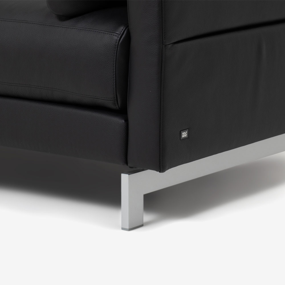 ROLF BENZ(ロルフベンツ)ラブソファ「VIDA」革 ブラック色