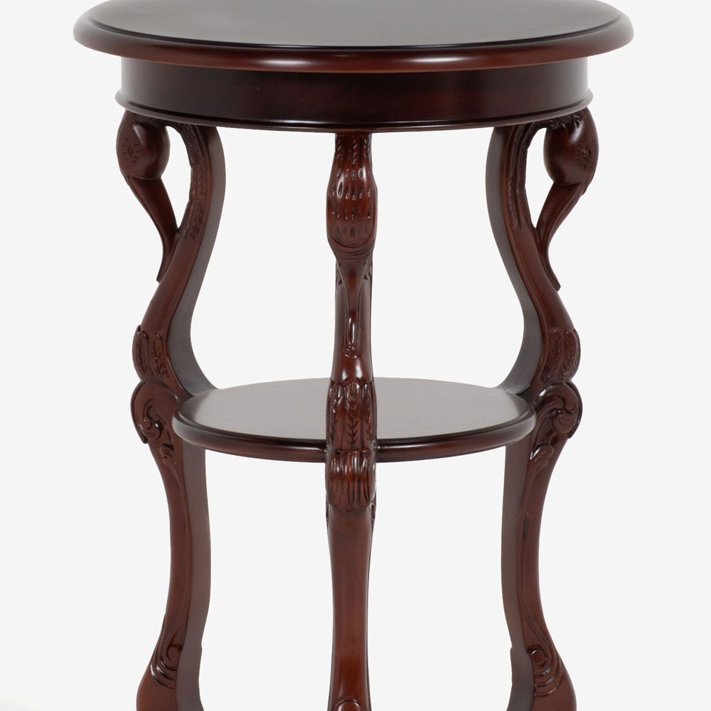 スワンテーブル「グレース」マホガニー材【セール対象のため40%OFF  