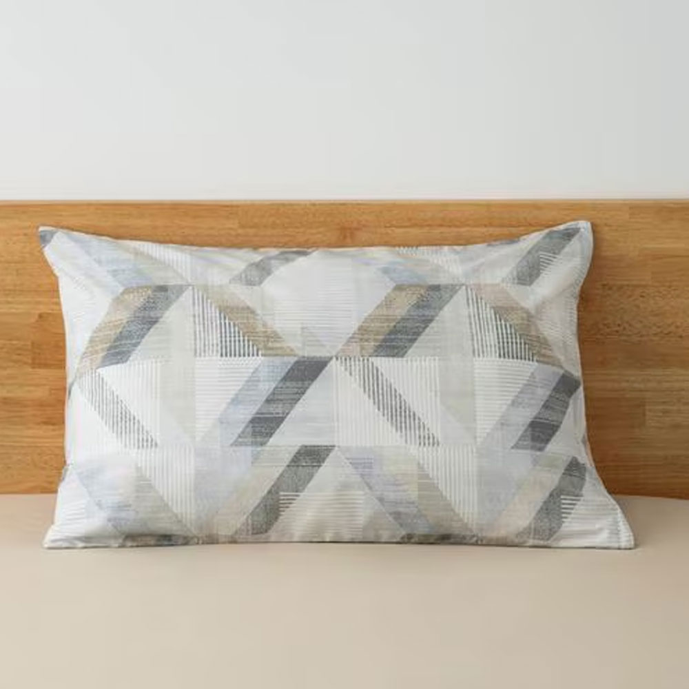 まくらカバー「ジオスタイル」グレー色