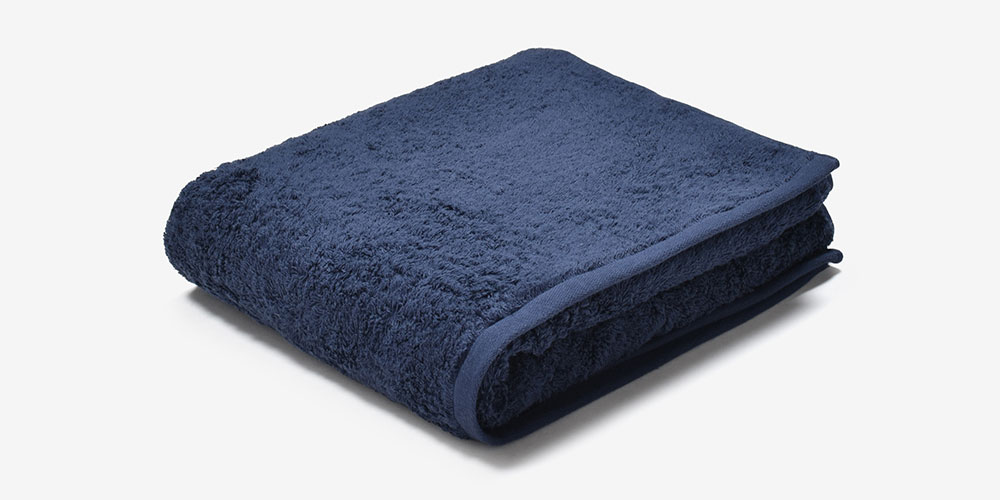 バスタオル「アルテナ」ネイビー
