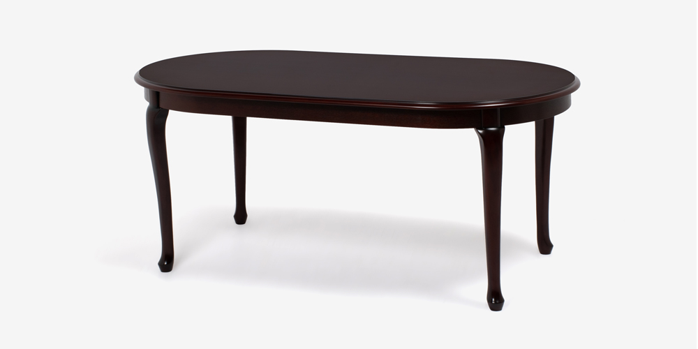 ダイニングテーブル「クイーンアン２」楕円形　幅180cm マホガニー材