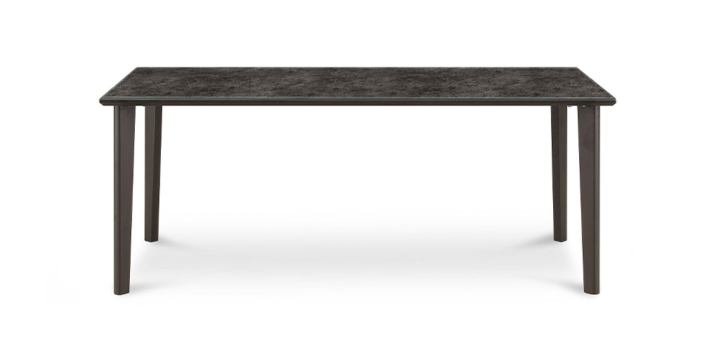 ダイニングテーブル「GT」4本脚タイプ 　ブラック色