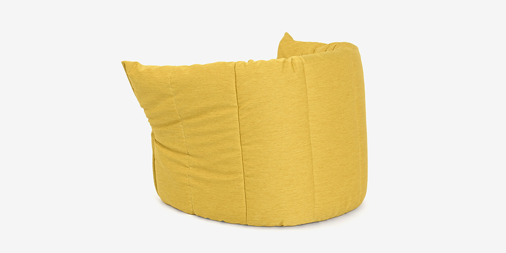 アームチェア「ロゼブリガンタン」1人掛け 幅95cm 布＃RH530の背面