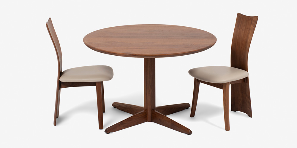 「フォルム」ウォールナット材のダイニングセット