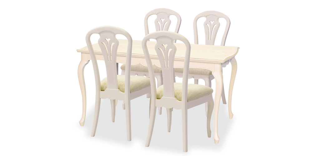 ダイニングテーブル「フルール」WH(ホワイト)色 全3サイズ | 大塚家具 ONLINE SHOP