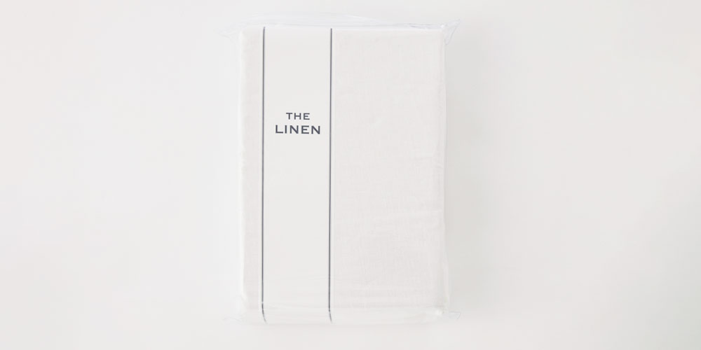 ボックスシーツ「THE LINEN（ザ リネン）」のホワイト