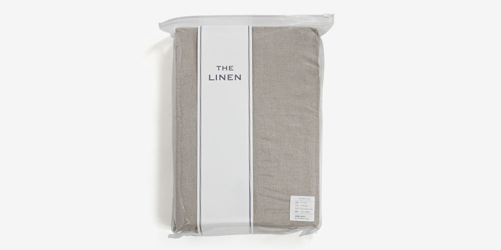 ボックスシーツ「THE LINEN（ザ リネン）」のナチュラル