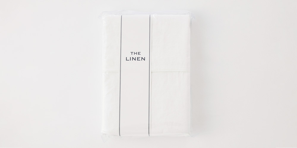 掛け布団カバー「THE LINEN（ザ リネン）」のホワイト