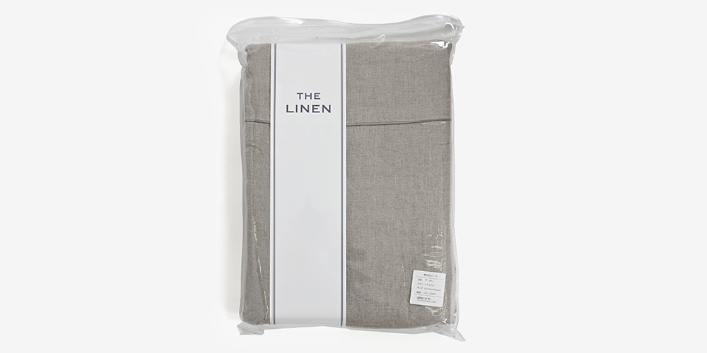 掛け布団カバー「THE LINEN（ザ リネン）」のナチュラル