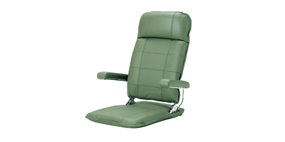 座椅子「MF」革 グリーンのメイン