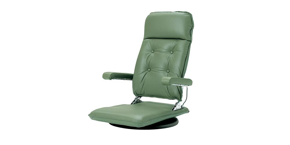 座椅子「MFR」革 グリーンのメイン